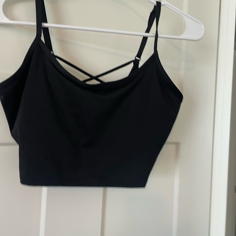 PINK Active Black sports bra